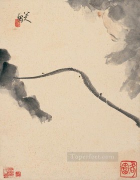 蓮の古い中国の墨 Oil Paintings